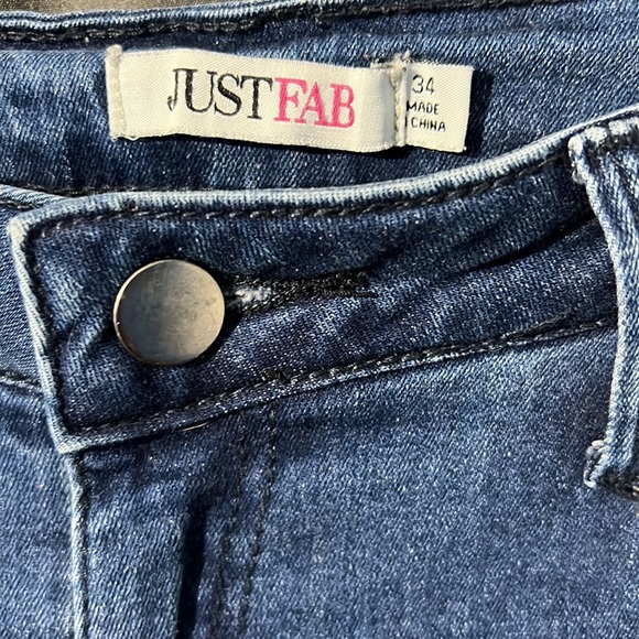 JustFab Skinny Leg Jeans Size 20 - Picture 3 of 6